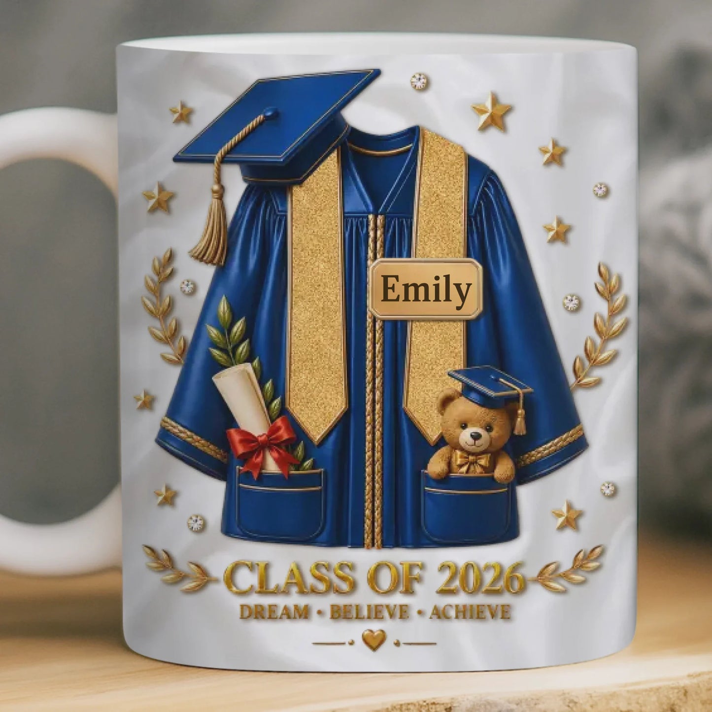 Personalized Graduation Mug personalization view for Daughter/Granddaughter