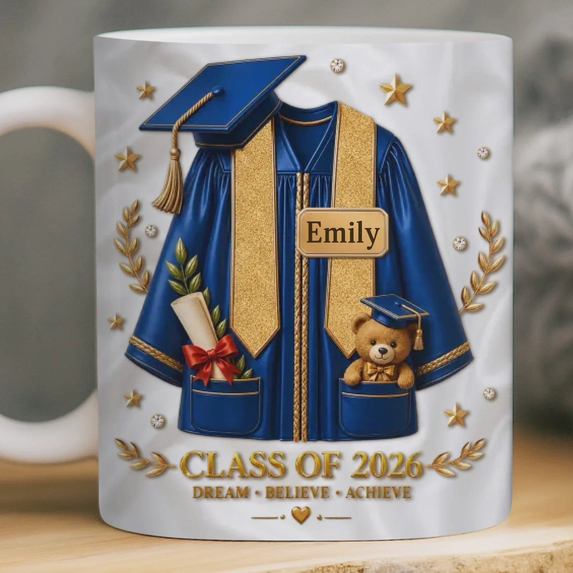 Personalized Graduation Mug personalization view for Daughter/Granddaughter