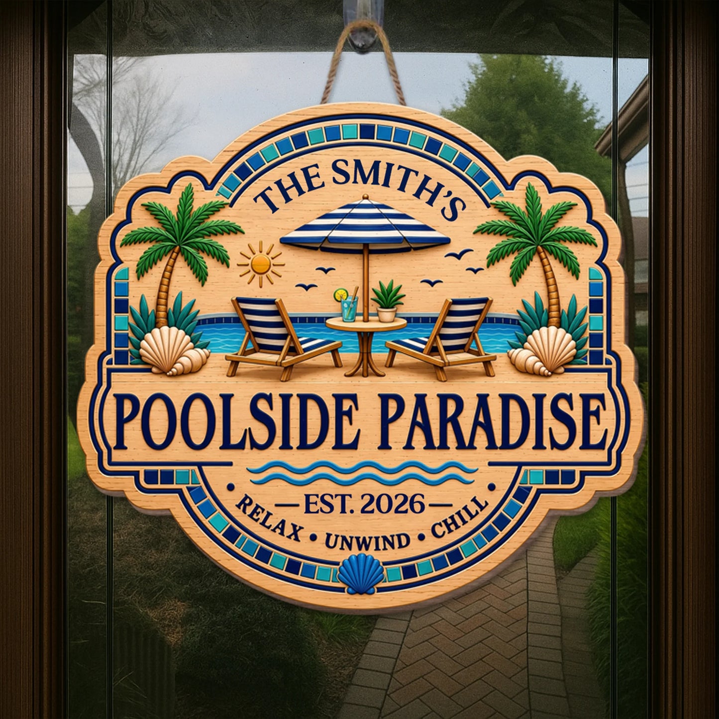 Wood Sign gift-ready design for Couples