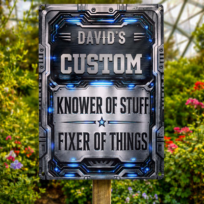 Metal Sign gift-ready design for Dad
