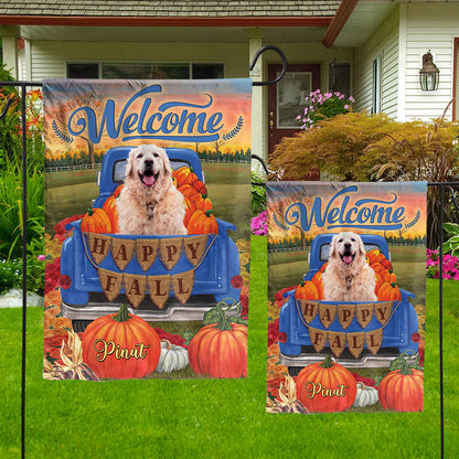 Custom Pet Photo Garden Flag personalization view for Cat Lovers