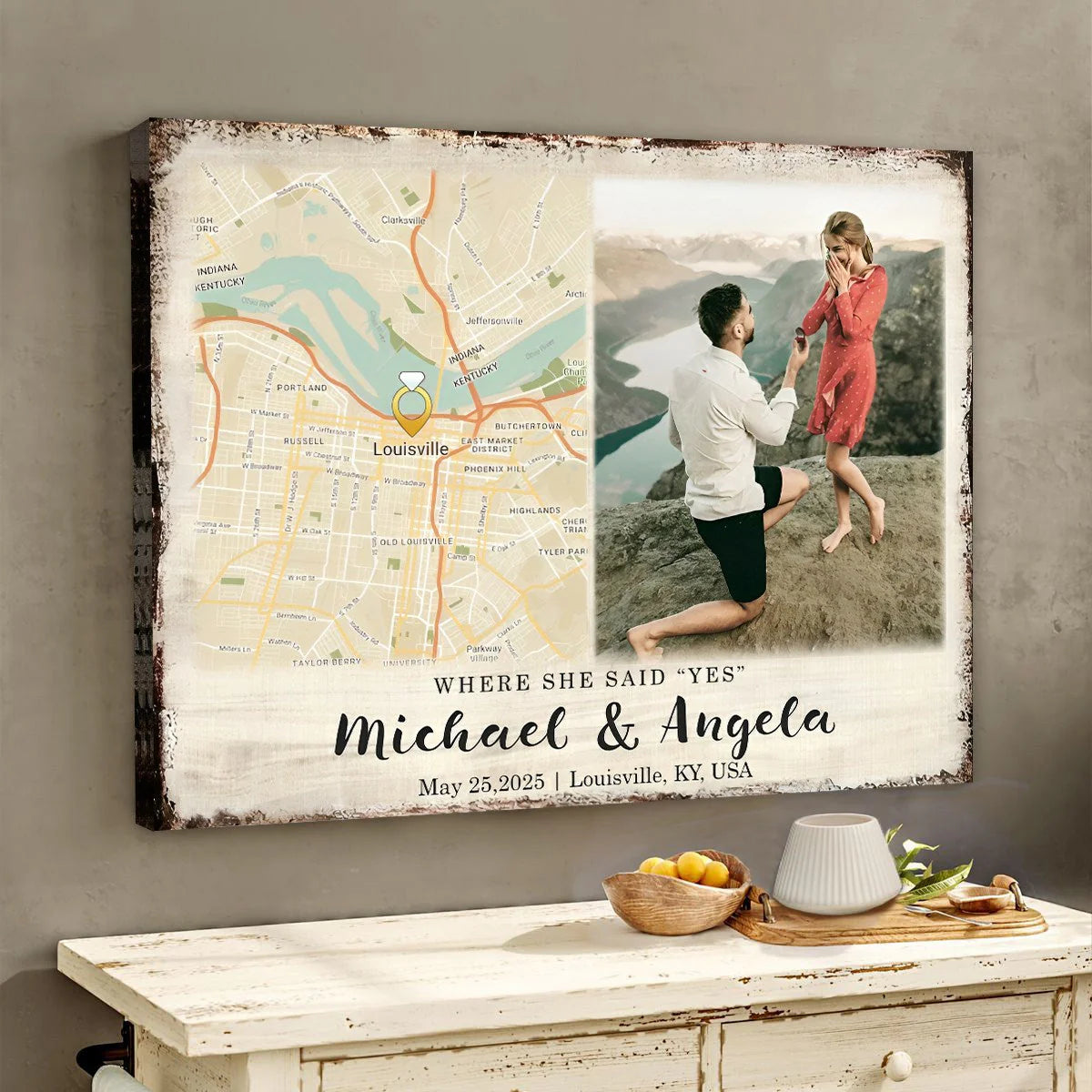 Canvas / Poster detail view for Couples