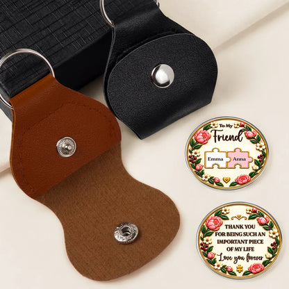 To My Besties Personalized Pocket Hug - Friendship Gift for Best Friends