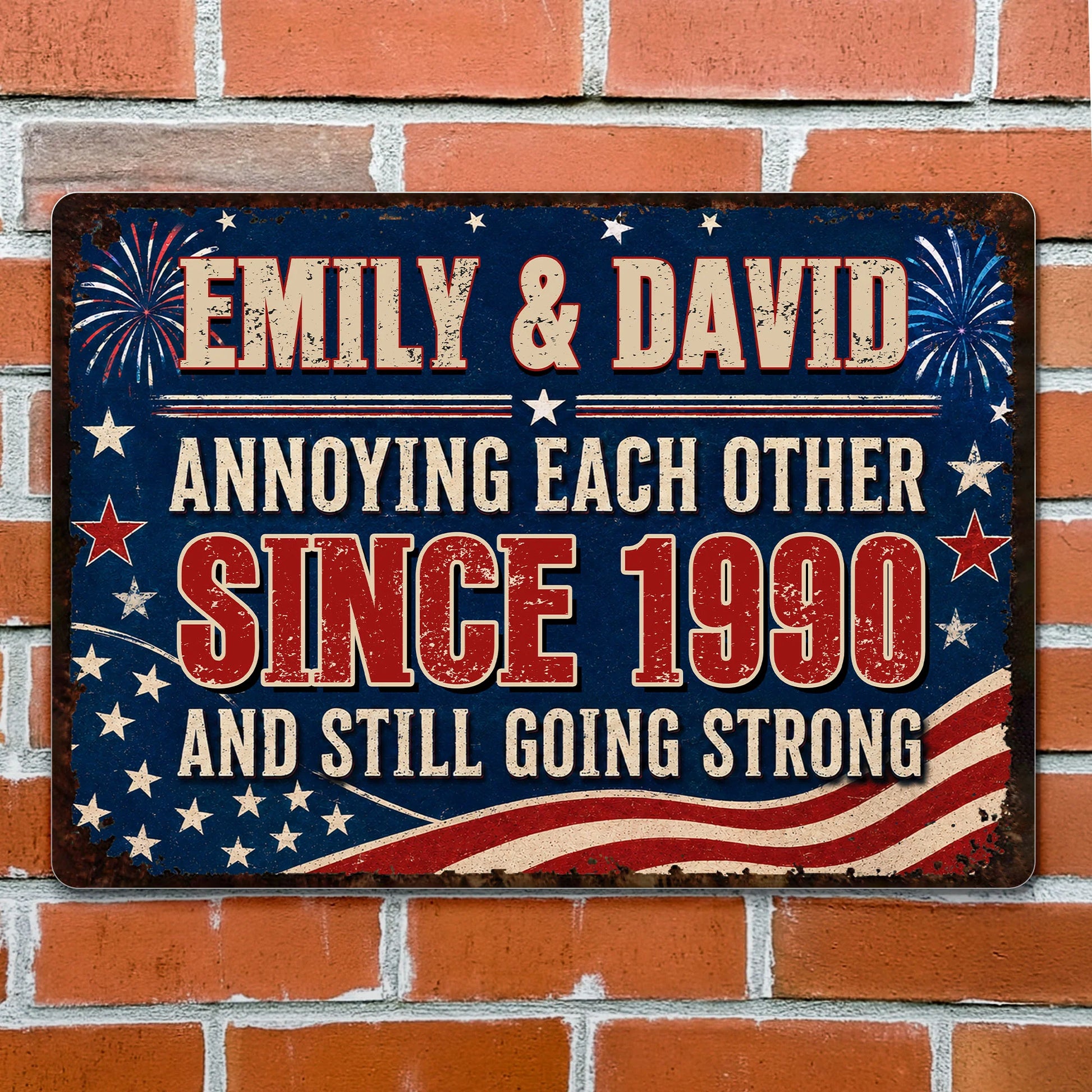 Metal Sign detail view for Wife