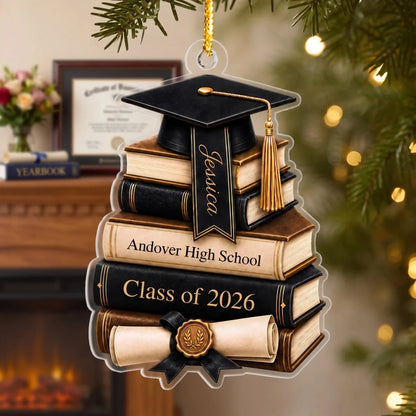 Personalized Graduation Acrylic Ornament - Custom Senior Keepsake Gift for Daughter & Son