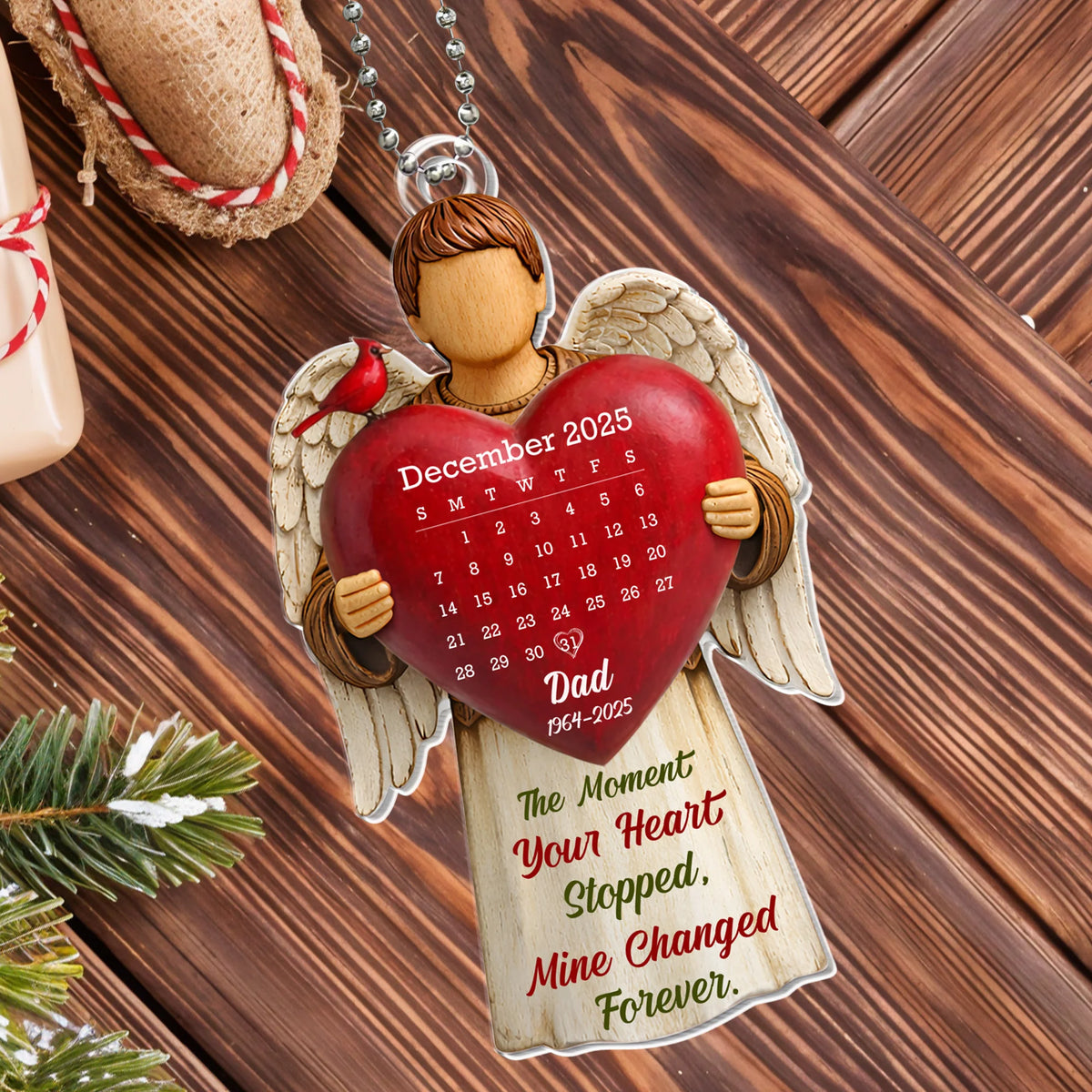 The Moment Your Heart Stopped, Angel Holding Heart