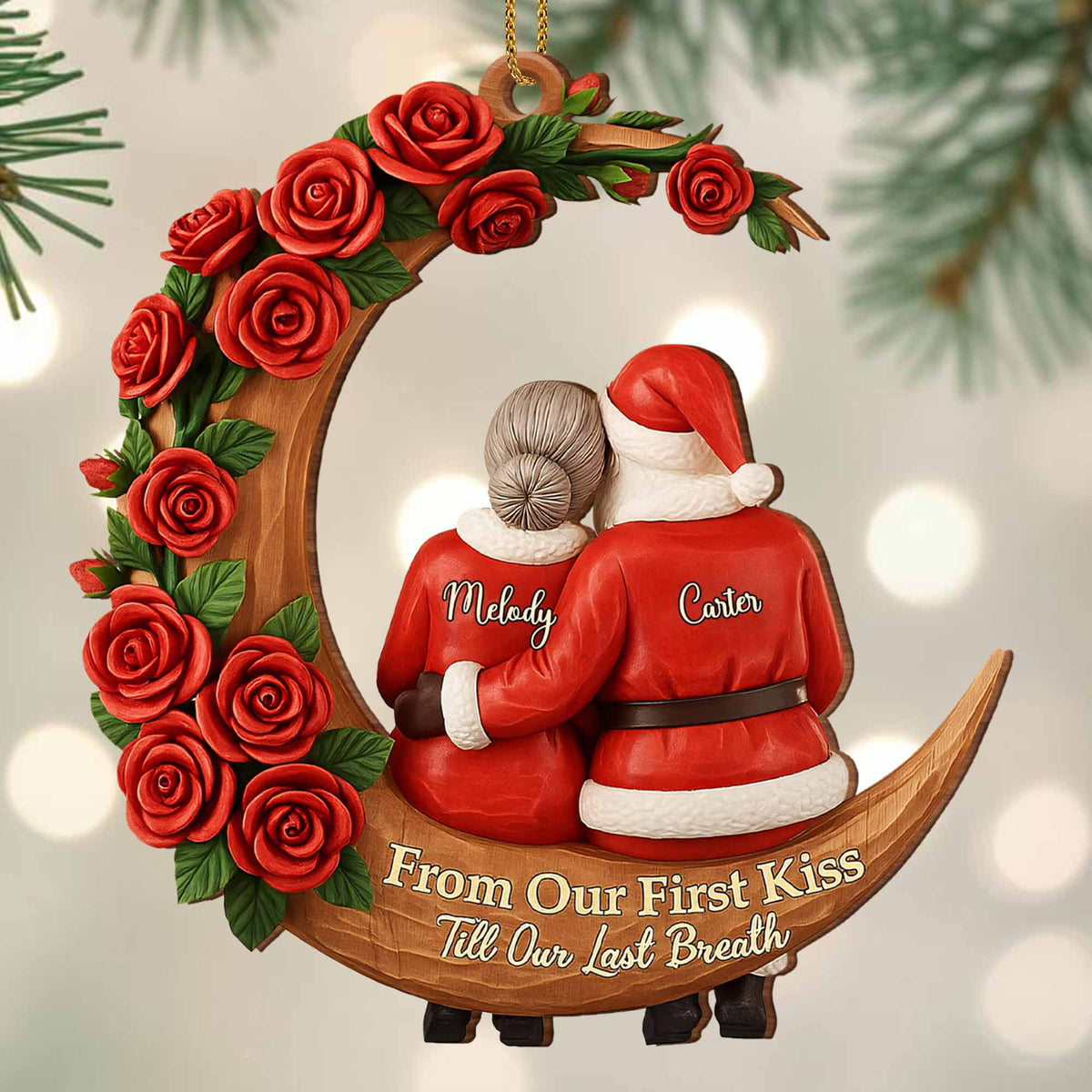 From Our First Kiss Till Our Last Breath, Roses On Sled
