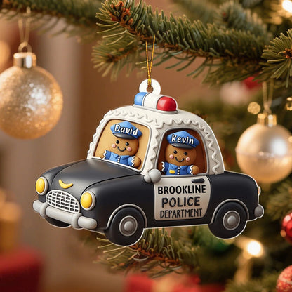 Custom Police Officer Christmas Ornament for Military / Veteran image 7