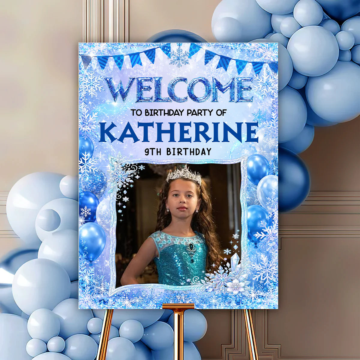Custom Birthday Welcome Sign personalization view for Daughter/Granddaughter