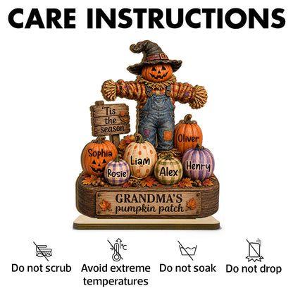 Personalized Grandma Pumpkin Patch Sign for Grandma with personalized design details for meaningful gifting image 6