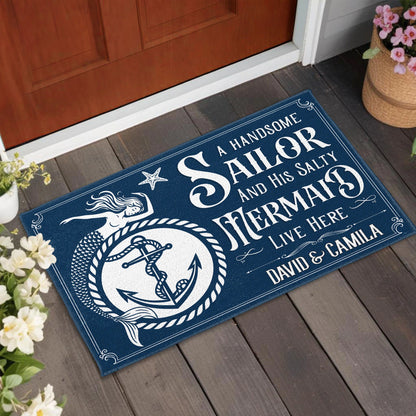 Doormat gift-ready design for Couples