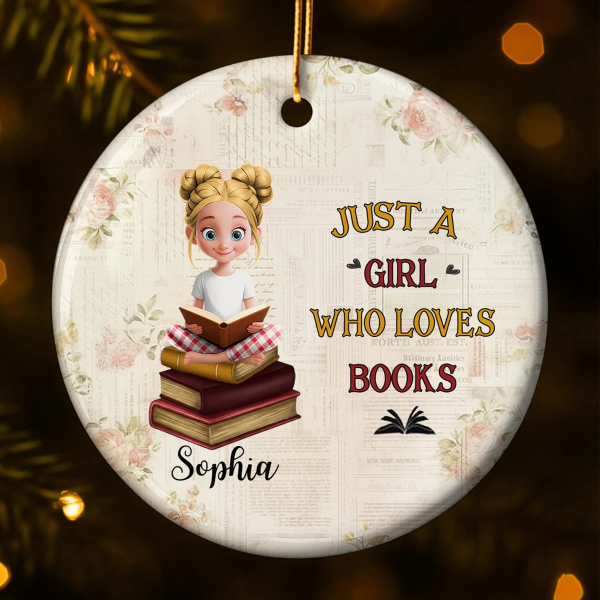 Just A Girl Who Loves Books, Girl With Books