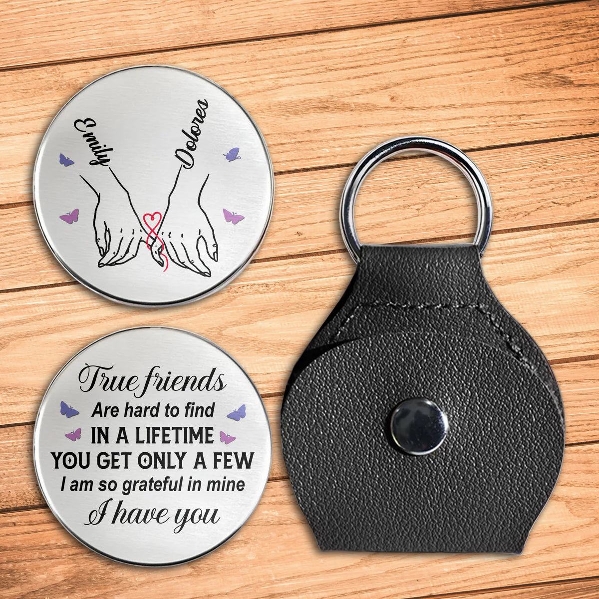 True Friends Are Hard to Find, Hands Heart Design
