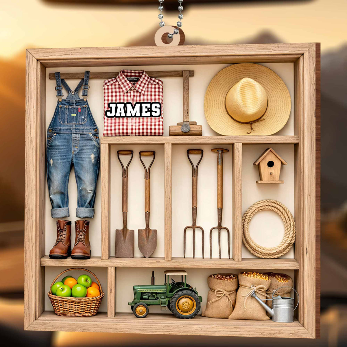 Celebrate Farm Life With Tractor And Gardening Tools