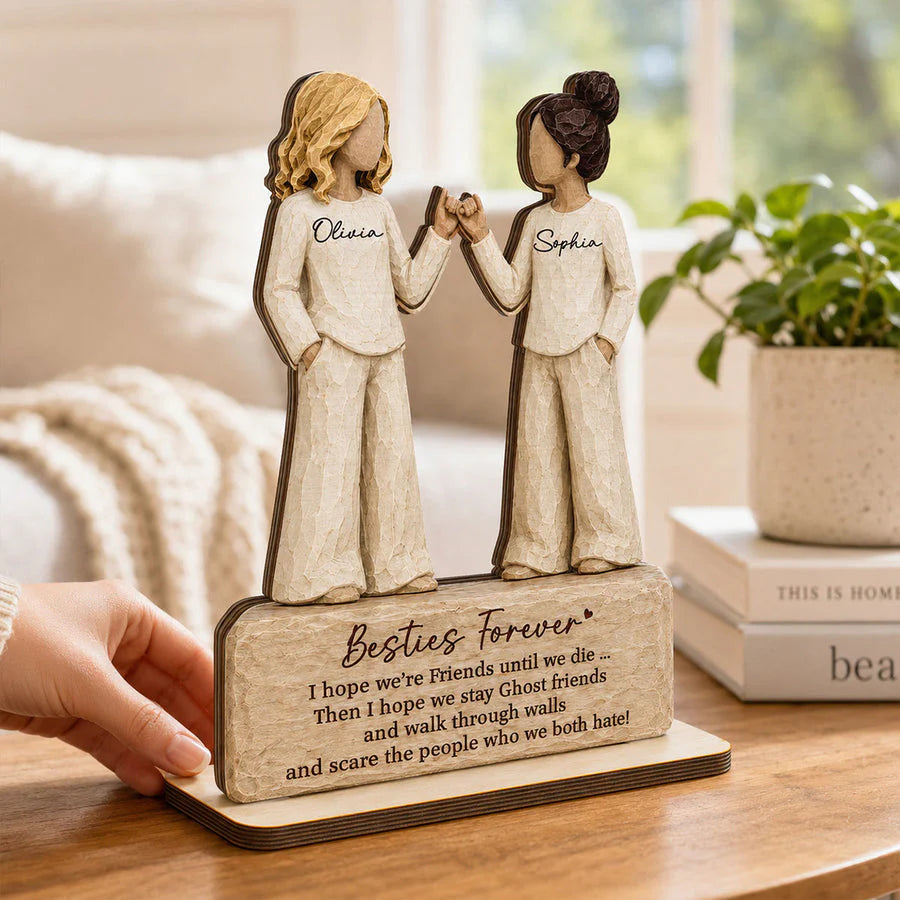 Personalized Best Friend Plaque personalization view for Best Friends