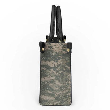 Proud Army Mom My Son My Hero Custom Camouflage Leather Handbag Gift For US Army Mom Wife Grandma Sister... Military Gift H2511 Trna