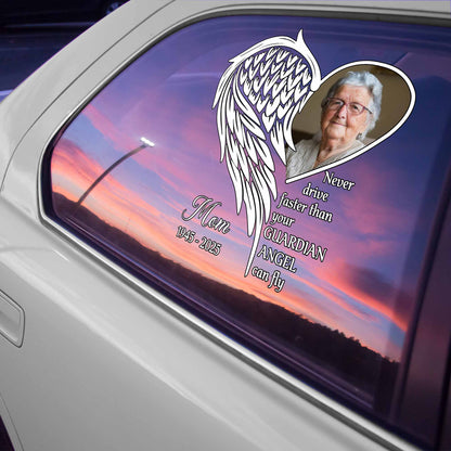 Personalized Photo Memorial Decal personalization view for Family