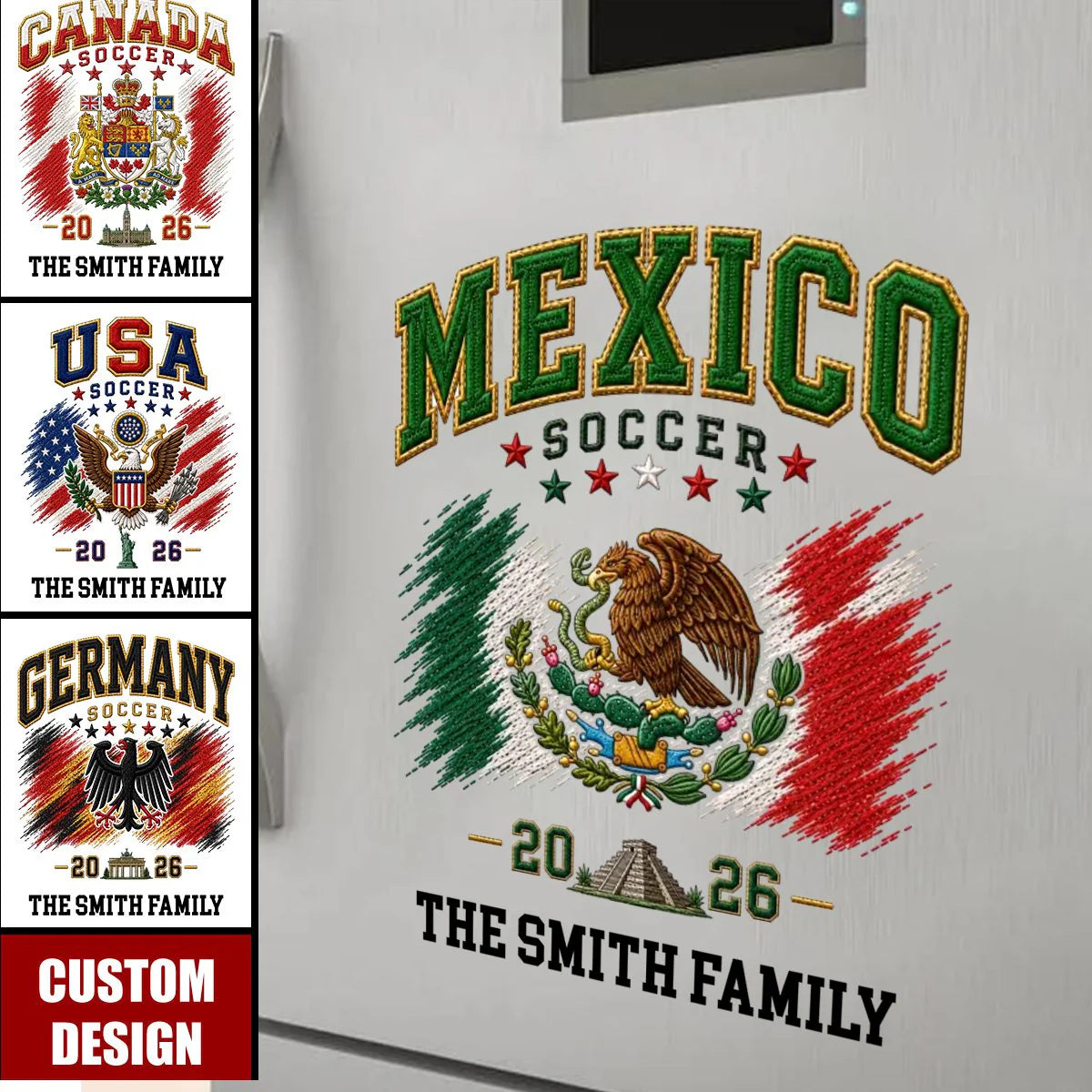 Custom Usa Soccer 2026 Car Decal for Dad with personalized design details for meaningful gifting image 6