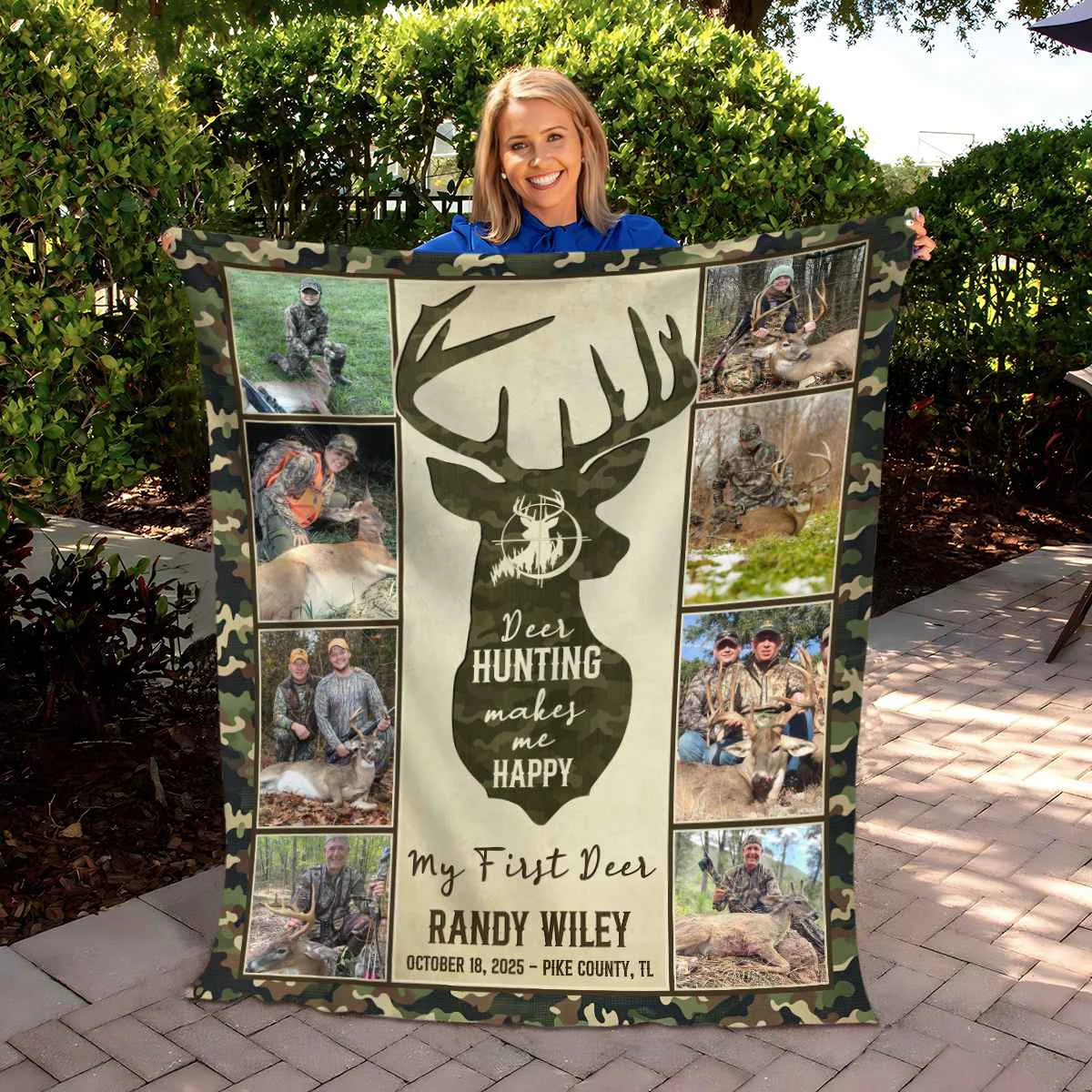 Blanket gift-ready design for Dad