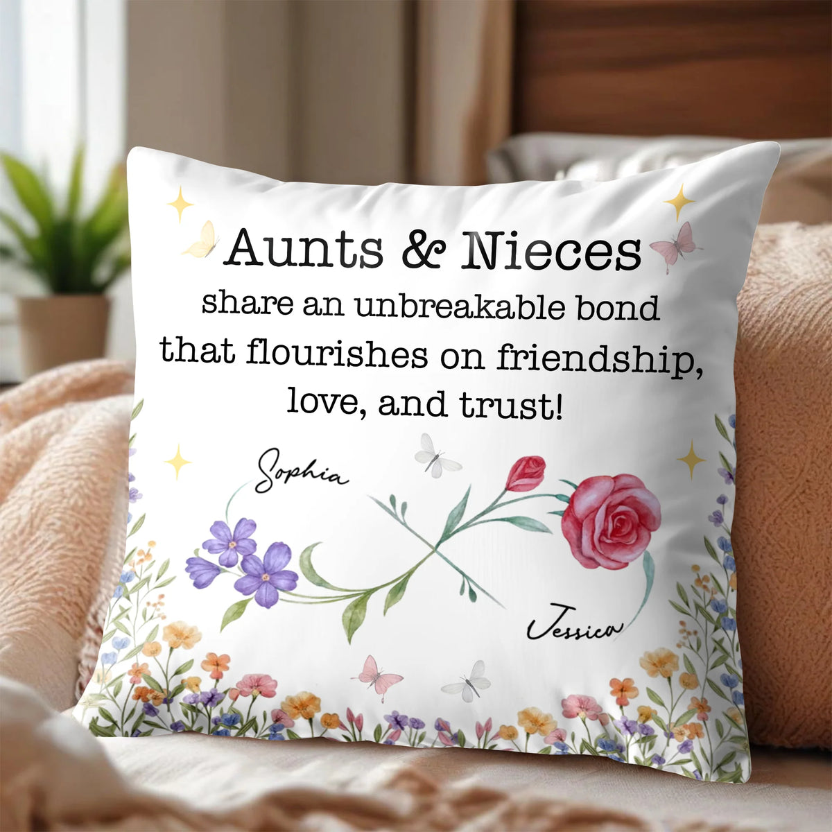Aunts & Nieces Share An Unbreakable Bond, Flowers & Butterflies