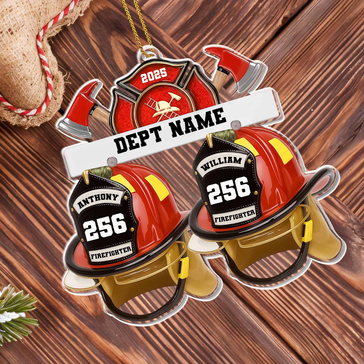 Celebrate Courage Commitment Custom Firefighter Helmet