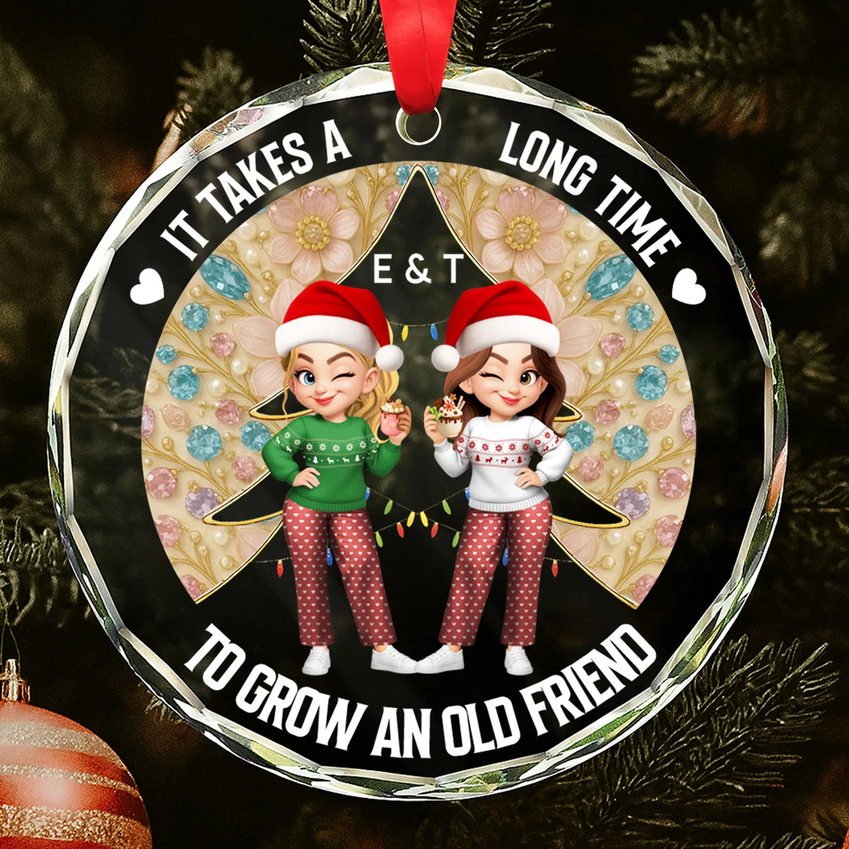 It Takes A Long Time To Grow An Old Friend, Christmas Hat And Sweater