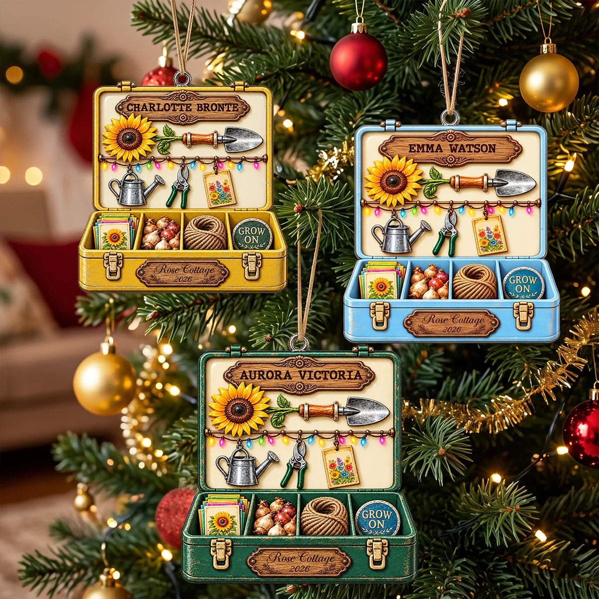 Gardening Tool Box Ornament  - Personalized Real 3D Raised Ornament 7bdf313e-a321-4c3a-8288-b99212052237-4.png