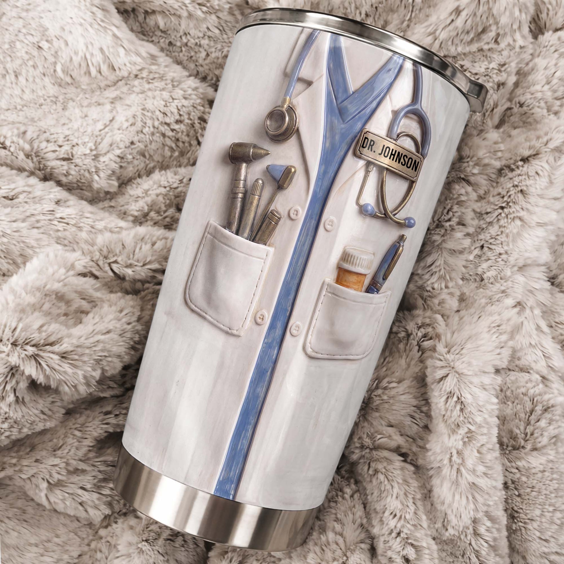 Personalized Doctor Tumbler personalization view for Colleagues