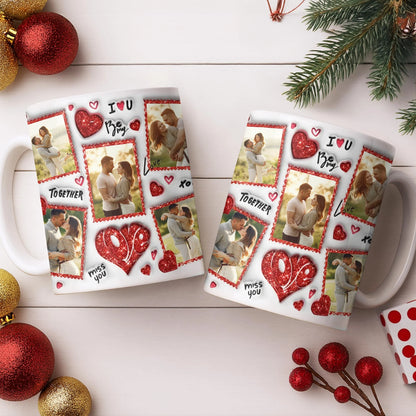 I Love You Be My Love With Hearts And Couple Photos