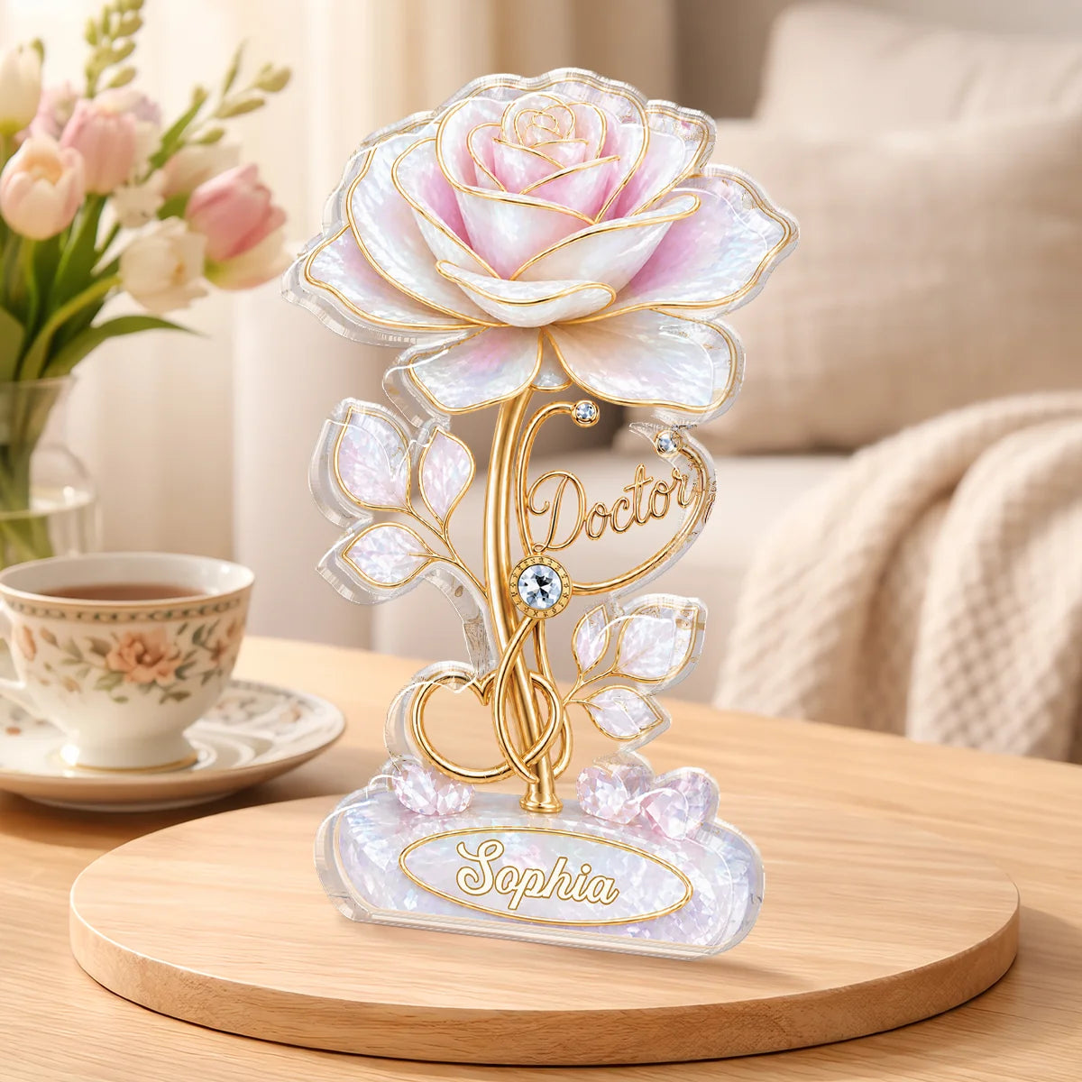 Personalized Nurse Acrylic Plaque - Custom Keepsake Gift for Healthcare Workers