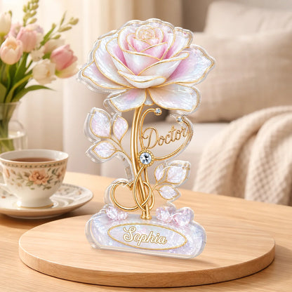 Personalized Nurse Acrylic Plaque - Custom Keepsake Gift for Healthcare Workers