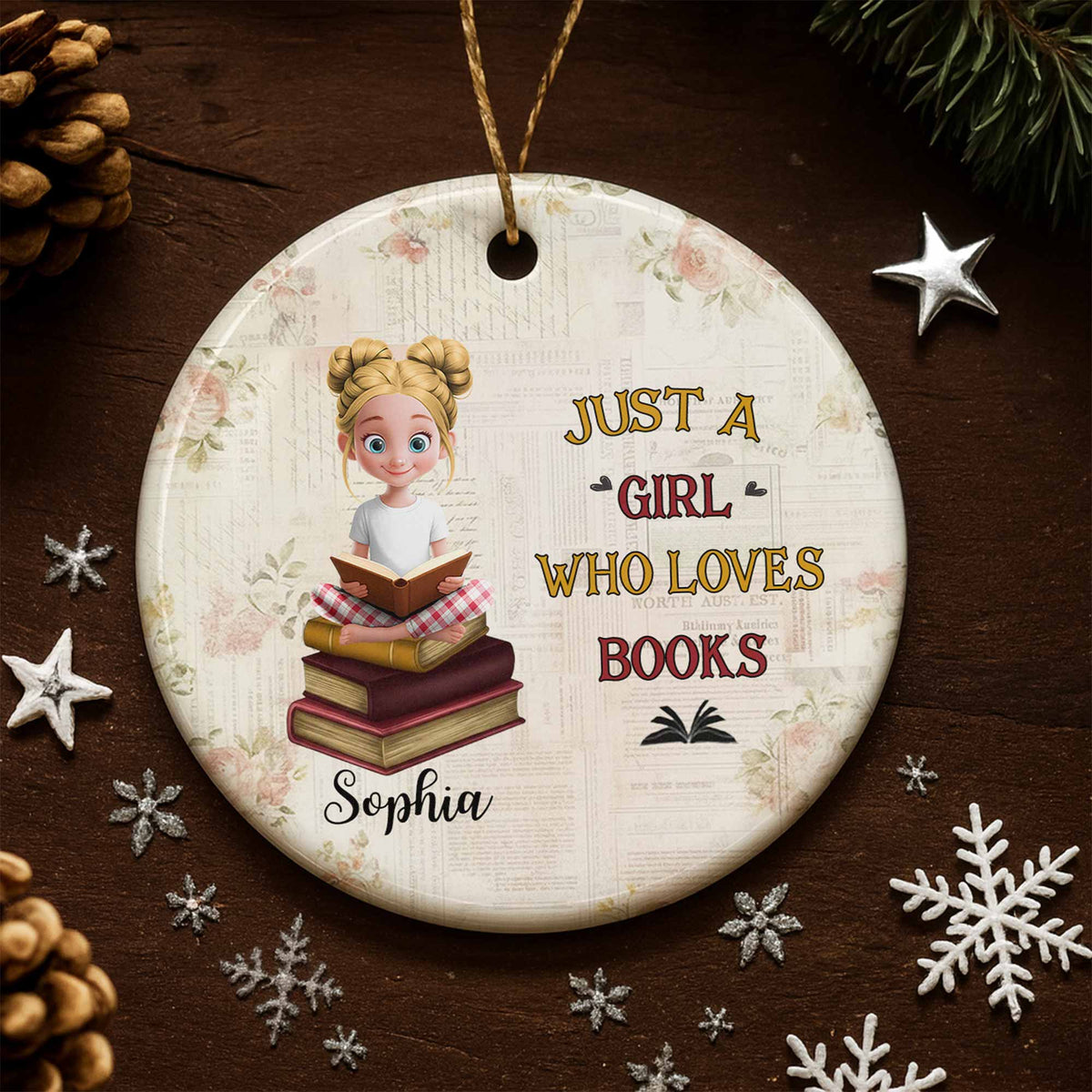 Just A Girl Who Loves Books, Girl With Books
