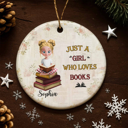 Just A Girl Who Loves Books, Girl With Books