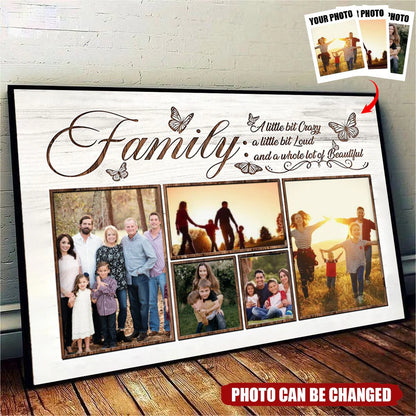 Custom Family Photo Collage personalization view for Grandma
