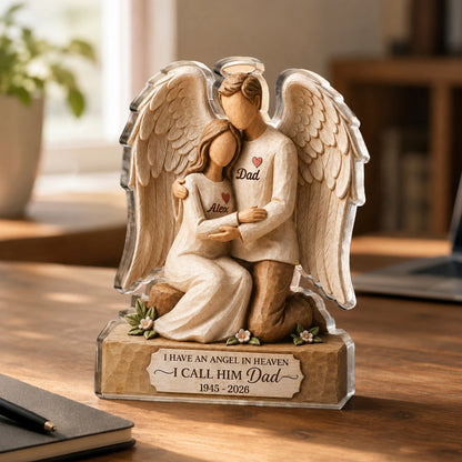 Father Memorial Acrylic Plaque personalization view for Daughter/Granddaughter