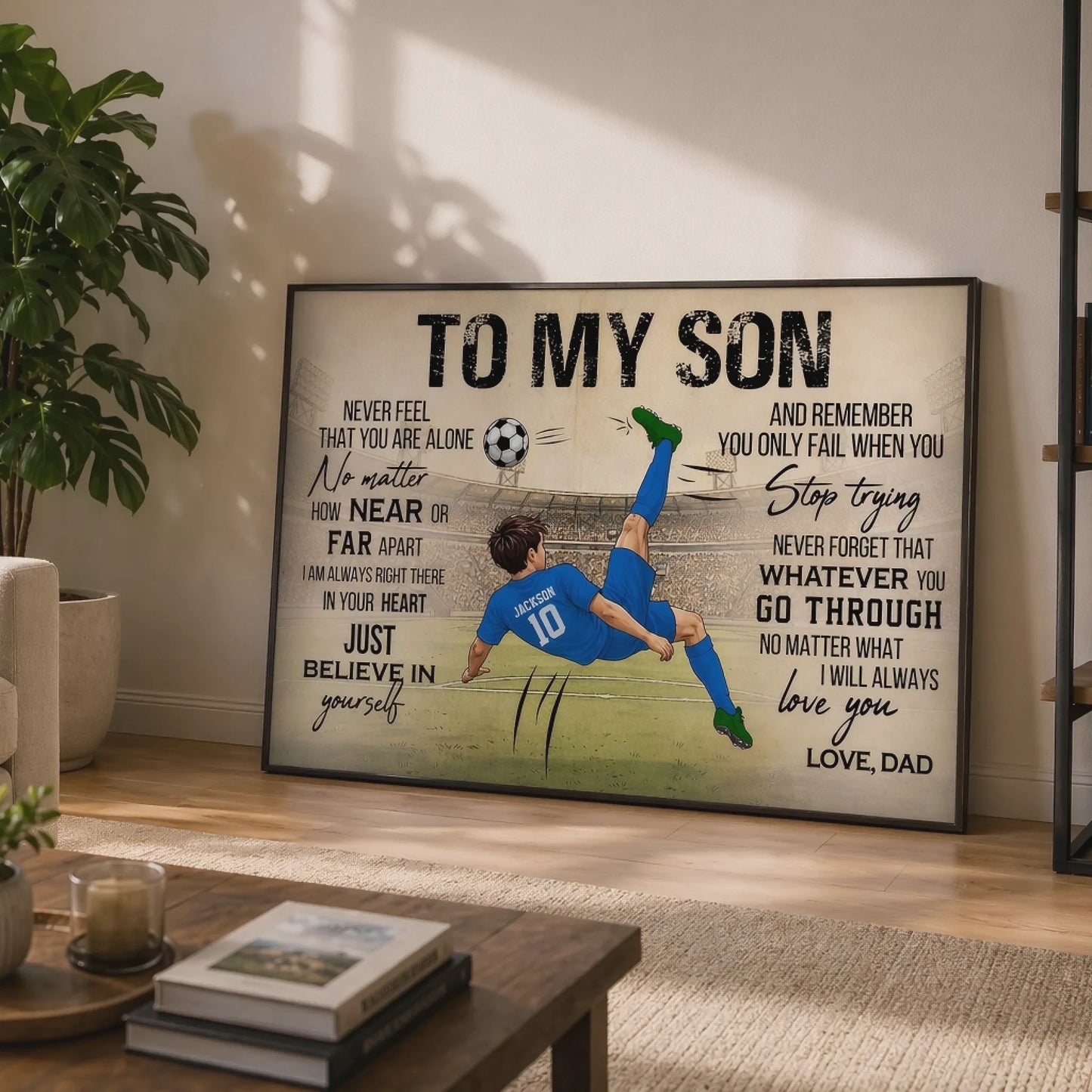 Canvas / Poster gift-ready design for Son/Grandson