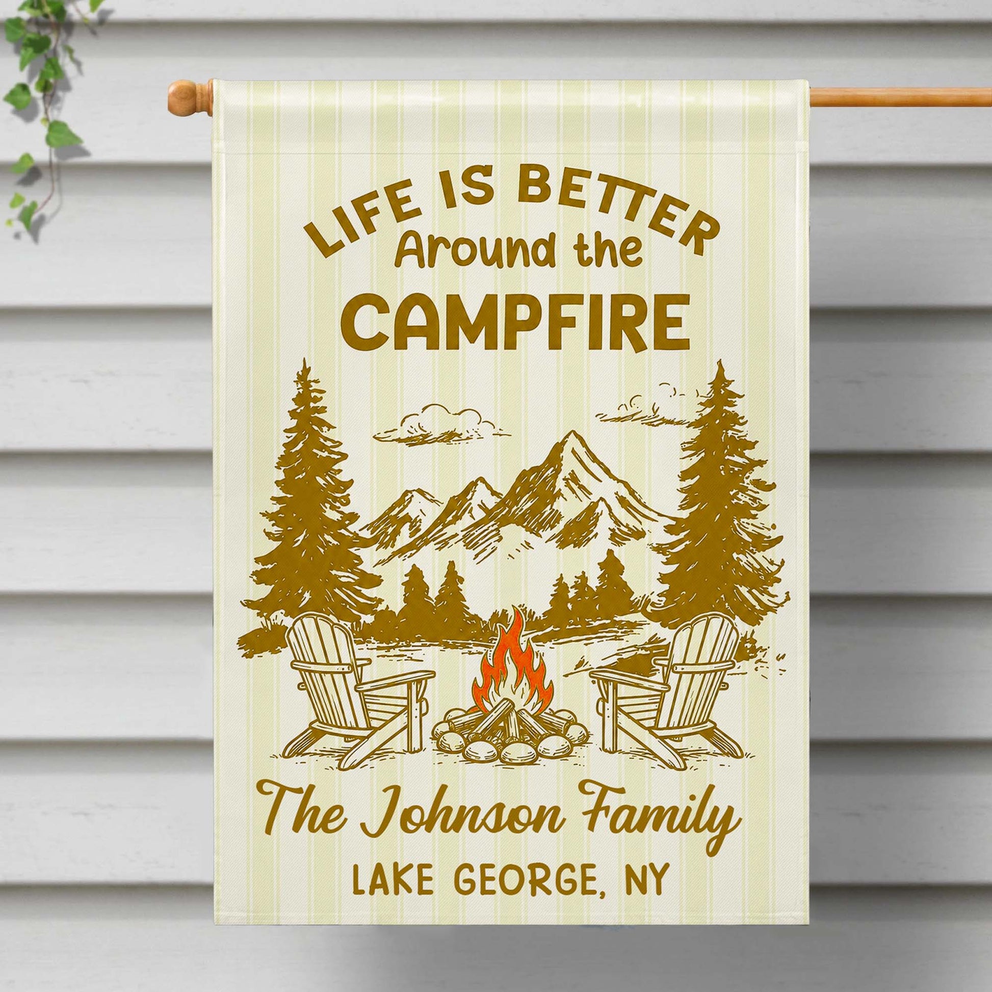 Garden Flag gift-ready design for Family