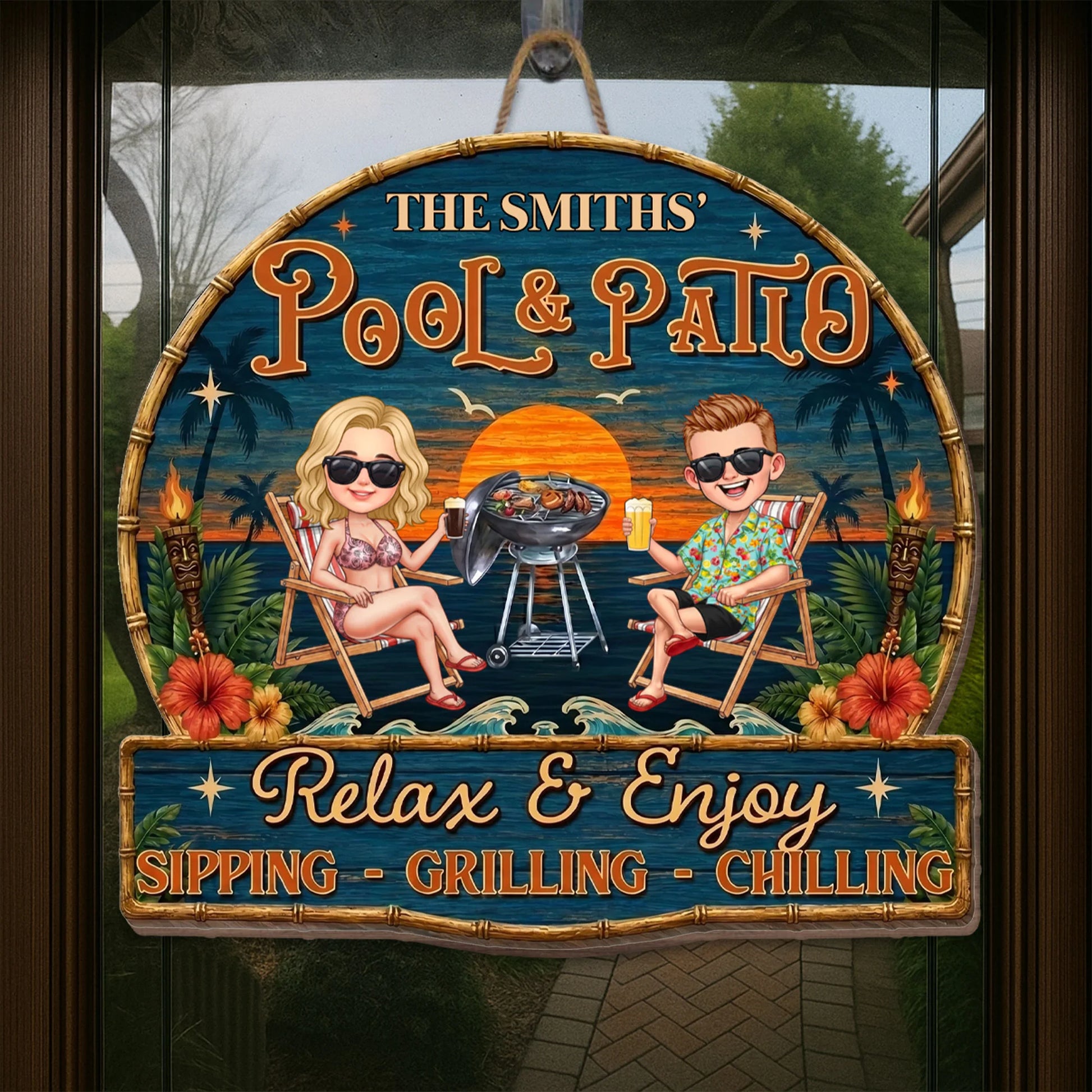 Wood Sign gift-ready design for Couples