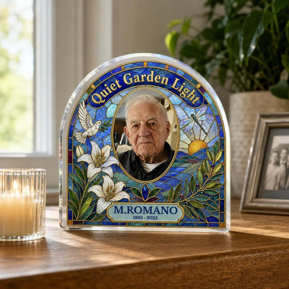 Beloved Ever Near Custom Shape Acrylic Plaque - Personalized Memorial Keepsake Gift for Family