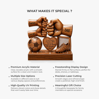 Plaque gift-ready design for Dad