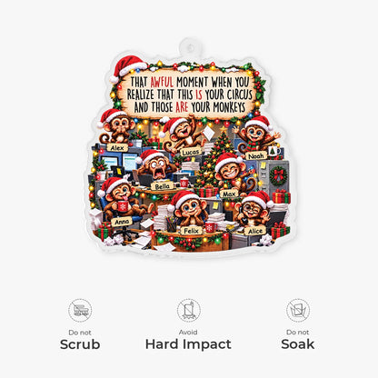 This Is Your Circus Personalized Acrylic Ornament - Funny Christmas Gift for Boss & Coworkers