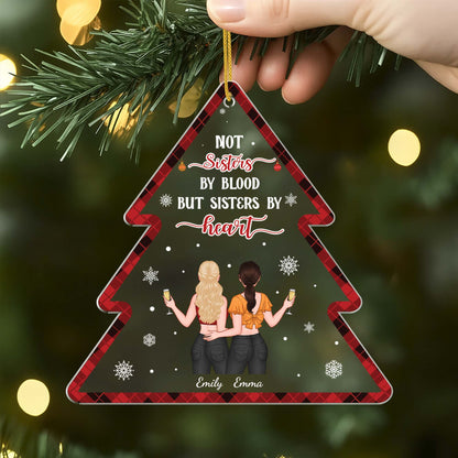"Our Friendship Is Endless" Personalized Friendship Christmas Ornament - Custom Acrylic Keepsake Gift for Best Friend