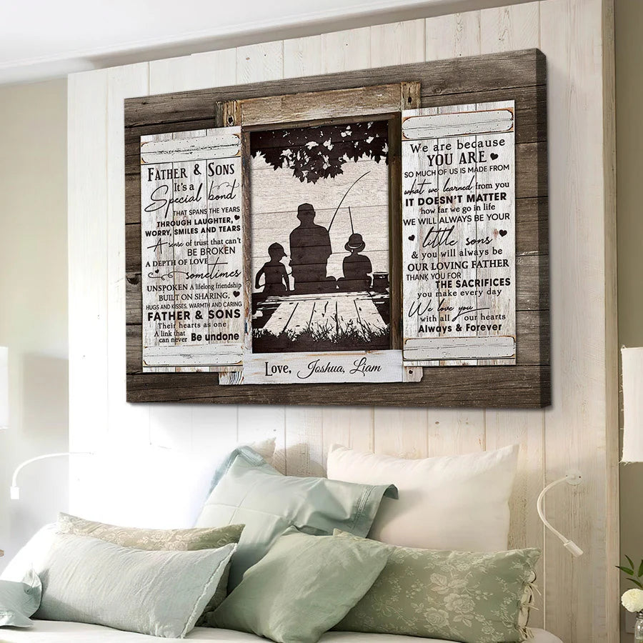 Personalized Fishing Gifts for Dad | Special Dad and Son Gift