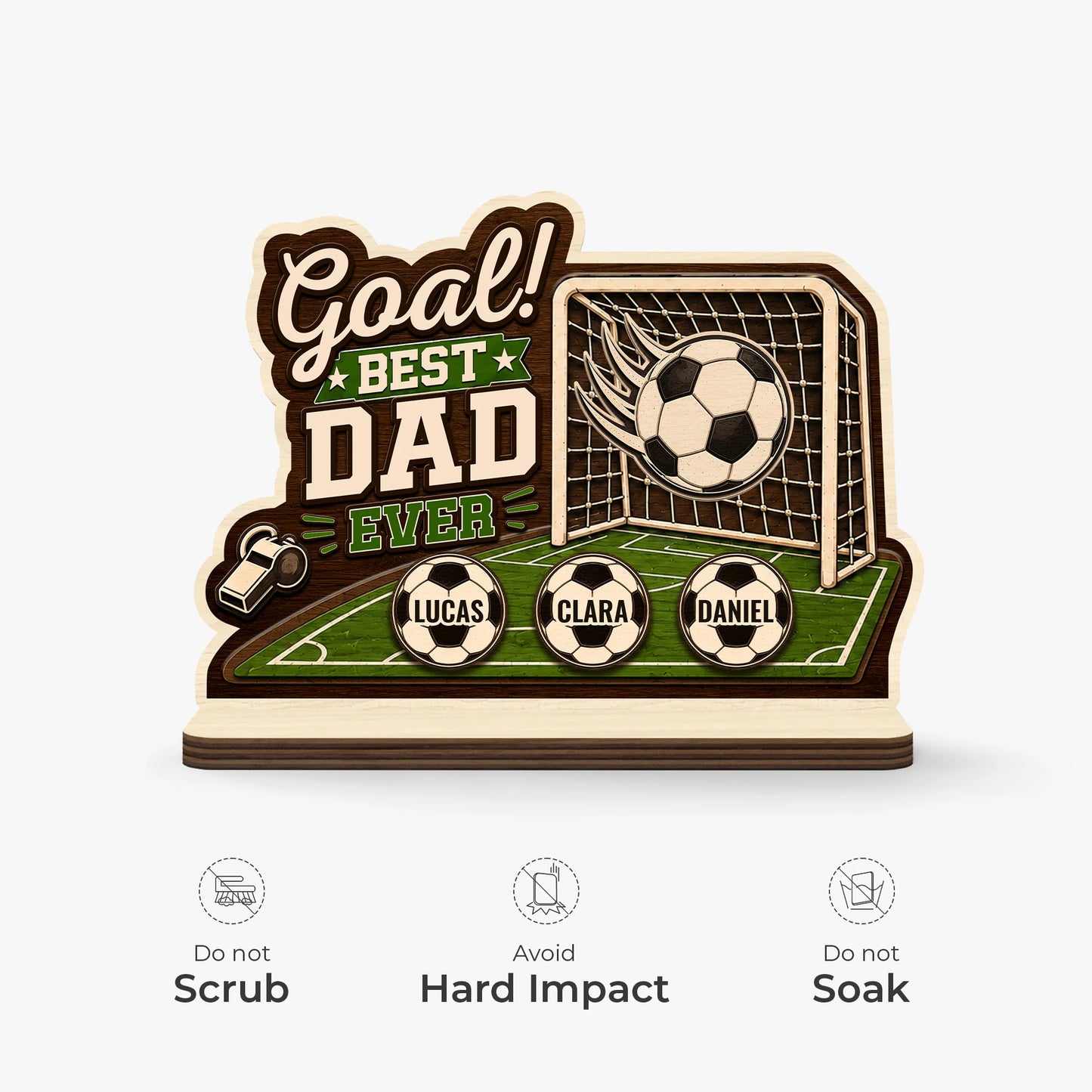 Plaque gift-ready design for Dad