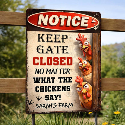 Custom Chicken Coop Sign for Family with personalized design details for meaningful gifting image 8
