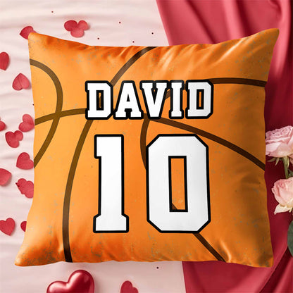 Customize Your Basketball Jersey Pillow With Any Name And Number