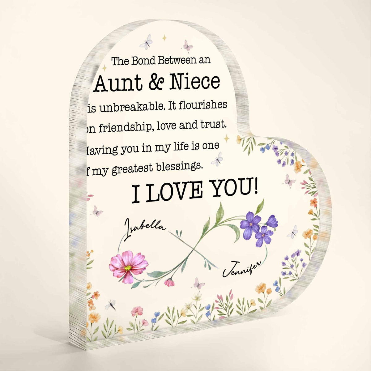 The Bond Between An Aunt & Niece, Flowers
