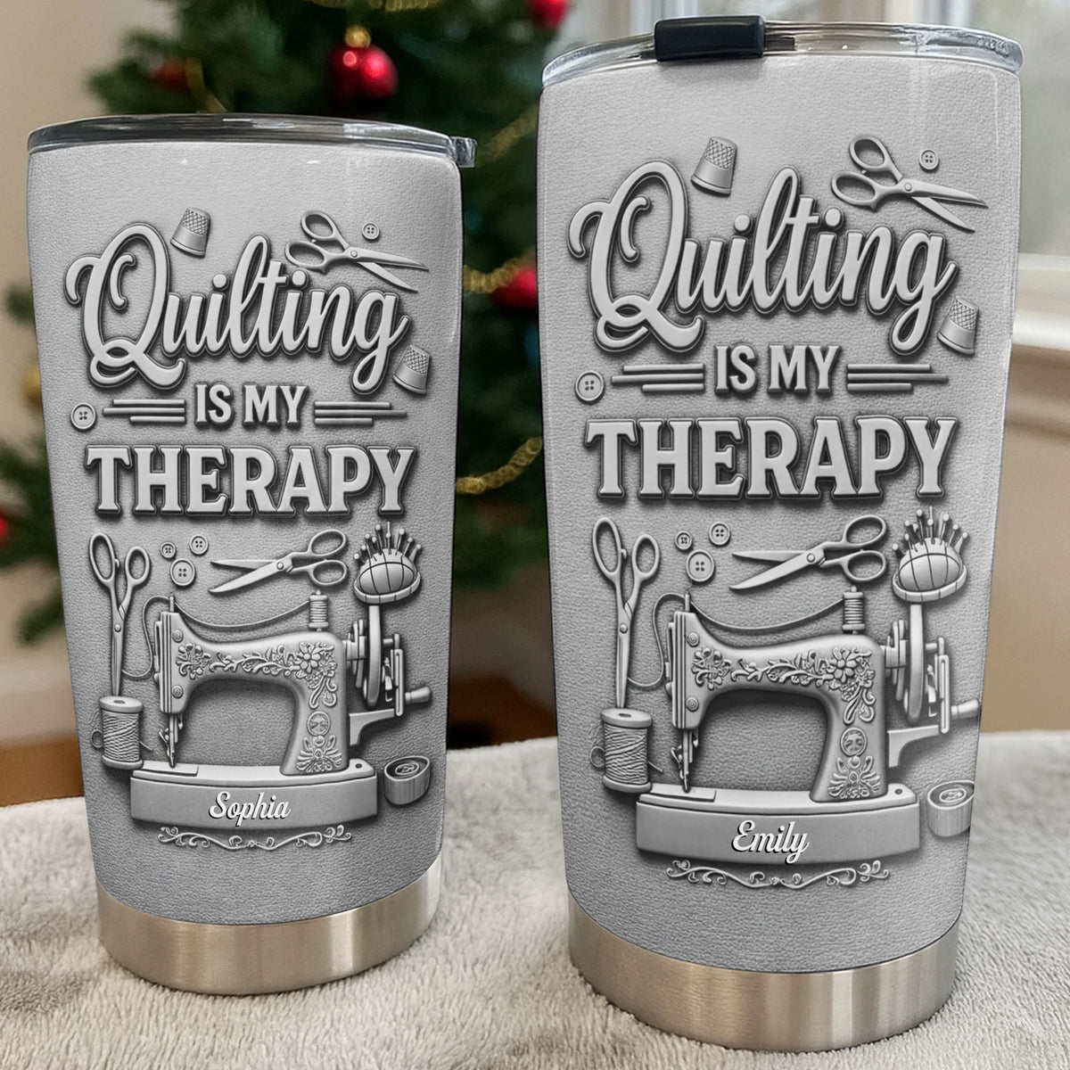 Quilting Is My Therapy Sewing Machine And Crafting Tools