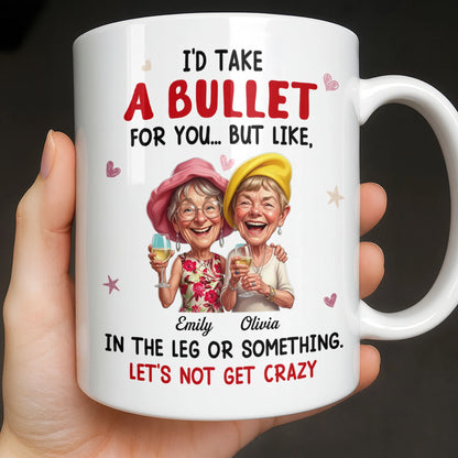 Funny Personalized Bestie Mug for Best Friends with personalized design details for meaningful gifting