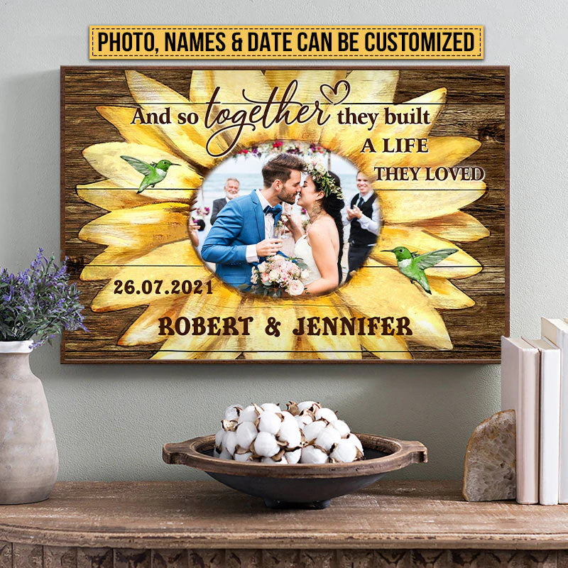 Canvas / Poster gift-ready design for Couples